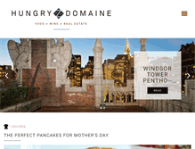 Tablet Screenshot of hungrydomaine.com
